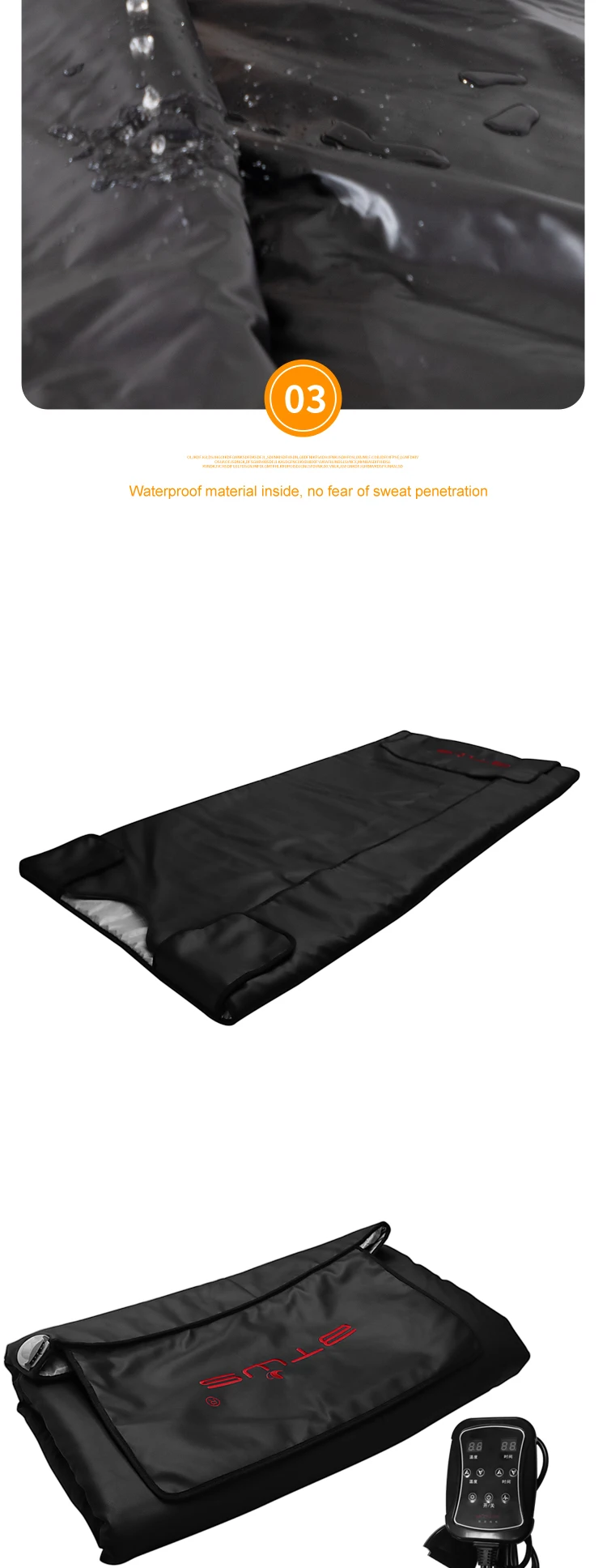 Gyzx Weight Loss And Detox Customizable Far Infrared Sauna Blanket