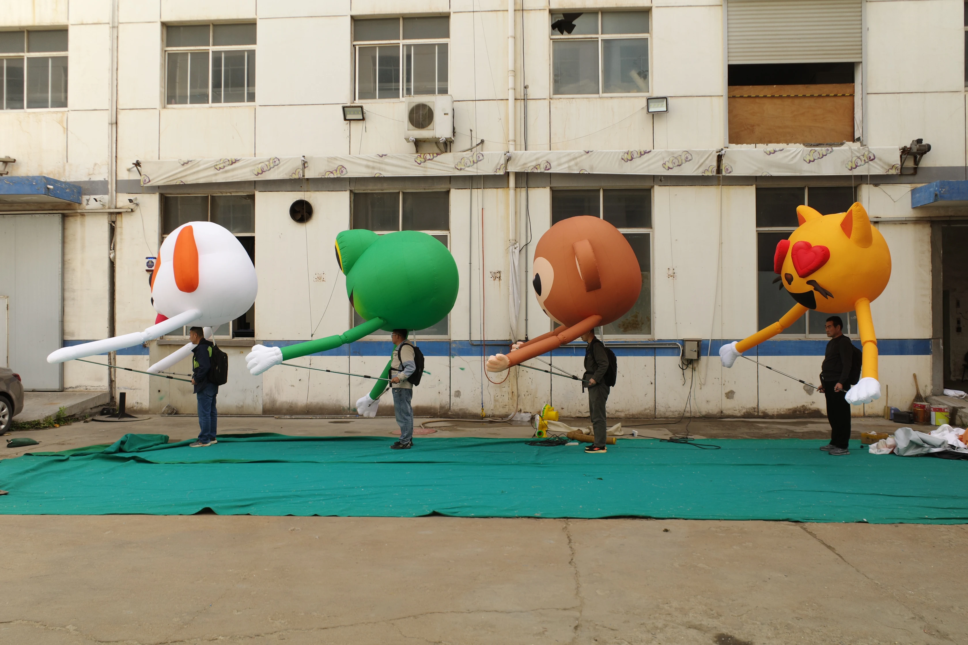 Customized Inflatable Animal Parade Costume Set, Advertising Inflatable for Festival & Performance