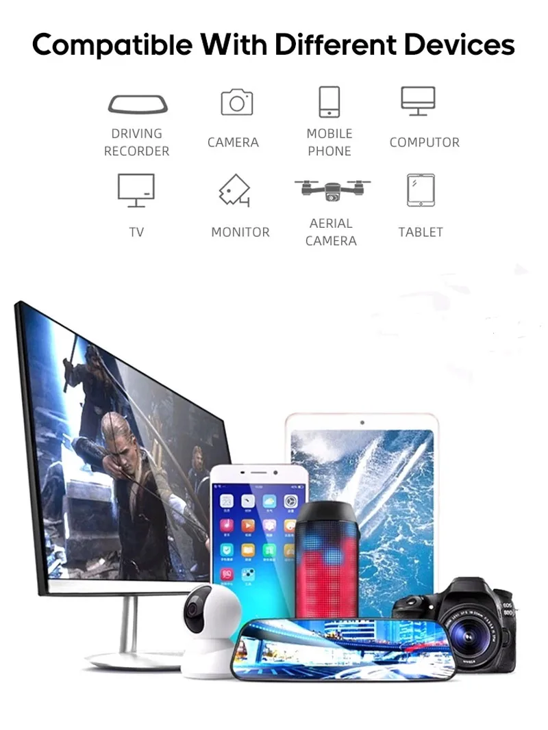 2021 Factory Wholesale Cheap Price High Speed Mobile Phone Memory Card 4GB 16GB 32GB 64GB 128GB Class10 TF Card Memory SD Card - ANKUX.COM