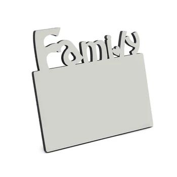 Sublimation Blanks Photo Frame MDF Hardboard Photo Frame Family for Heat Press Included Stands DIY Personalized Picture 6x7 inch