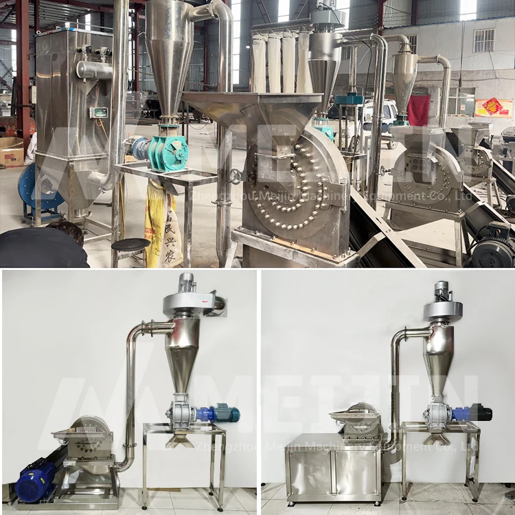 Cereral Corn Chilli Crushing Machine Pulverizer Grinder Machine Grinder Machine Pulverizer For Sale Disk Mill