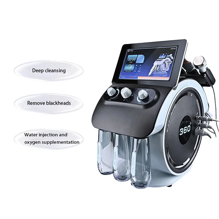 Microdermabrasion Blackhead Remover Hydra Moisturizer Ice Water Face Device Facial Hydro Water Jet Peel For Face Deep Cleaning