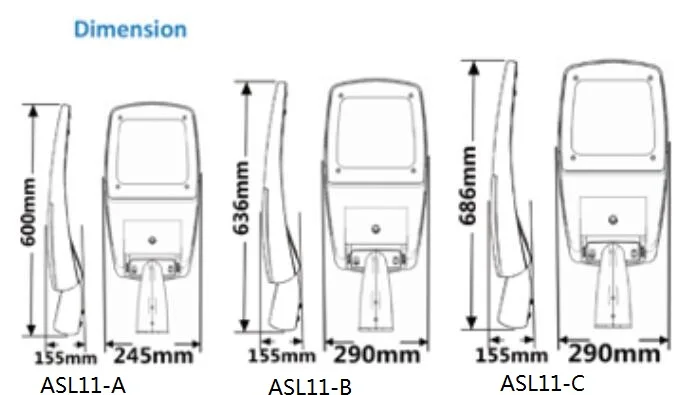 2021 Factory Directs Sales Aluminium Shape Casing Manufacture Led Street Light