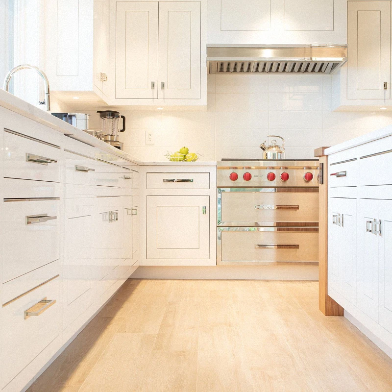 Flat Pack Kitchen Designs White Gloss Kitchen Set Modern