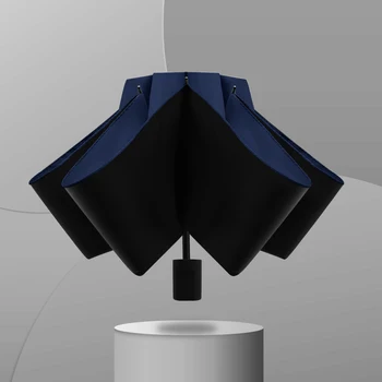 Three-fold Wholesale Promotional Manufacturer Custom Logo Print 3 Folding Umbrella Parasol Umbrellas