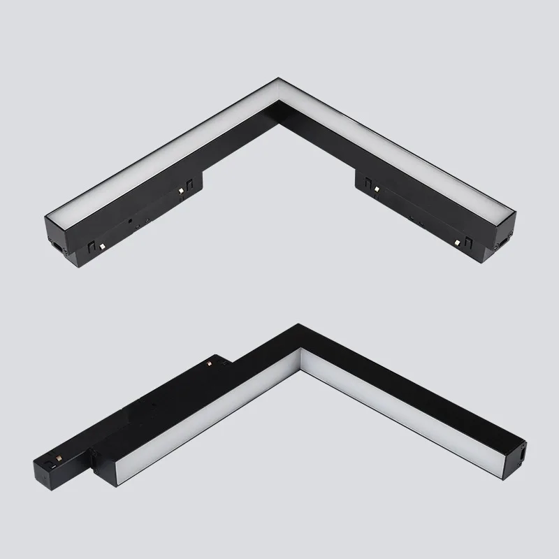 Magnetic Led Track Light Foldable Track  Rail Recessed Ceiling Suspension Led Magnetic Track Light for Shop Home Industrial