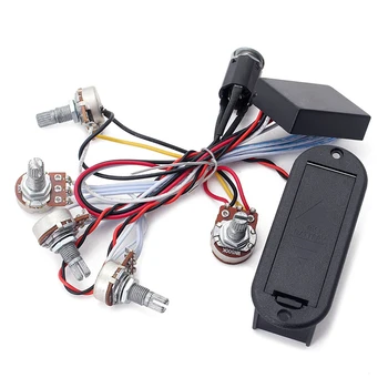 3 Band EQ Active Bass Pickup - Customizable Preamp Circuit