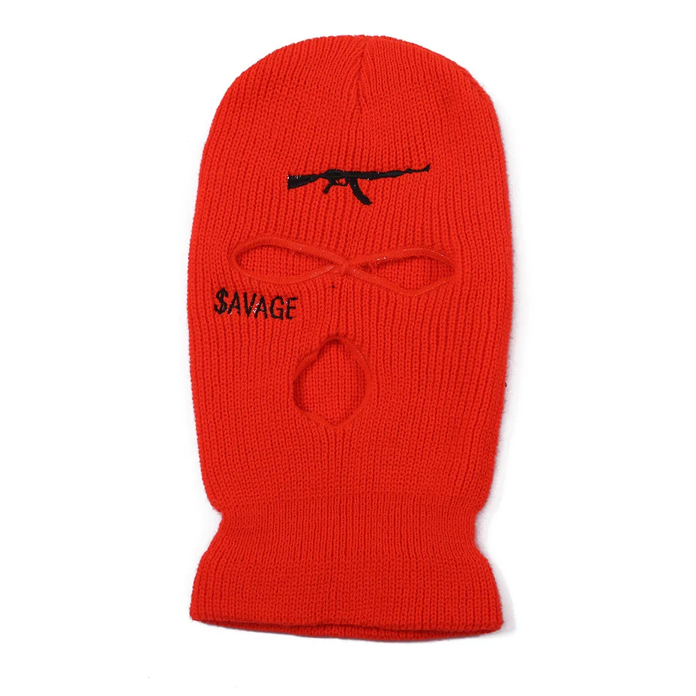 Новинка 2022, зимняя шапка, оптовая продажа, лыжная маска, бандана, Балаклава, зимняя Балаклава с уникальным дизайном и вышивкой логотипа, kint, Балаклава с 3 отверстиями