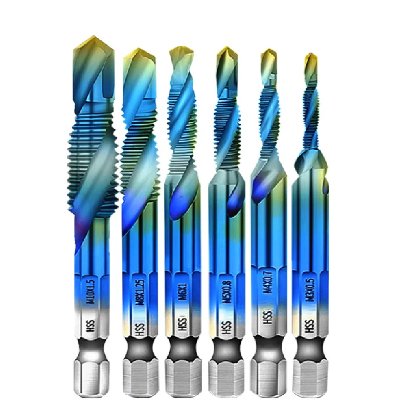 Brocas para Rosca milimétrica M3 M4 M5 M6 M8 M10 (pack x 06) – Cronox  Technologies