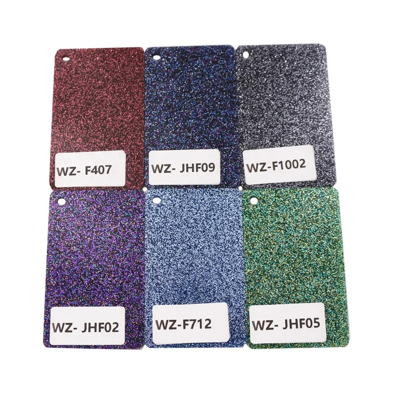 3mm Thickness Glitter Acrylic Sheet Sparkle Cast Acrylic Board with Cutting Service for Interior Decoration and Furniture DIY