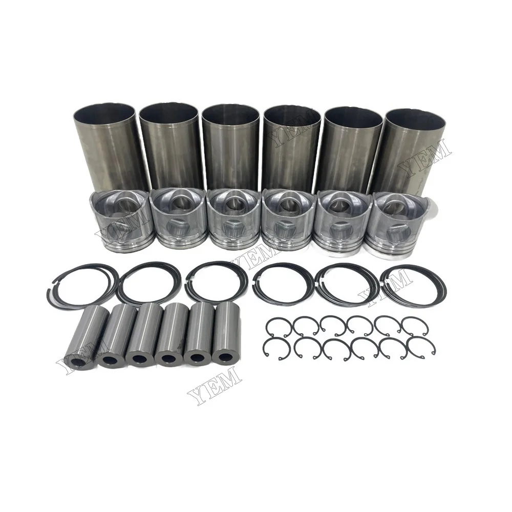Cylinder Liner Kit Compatible for Komatsu 6D110s Engine Parts Manufacturer 5