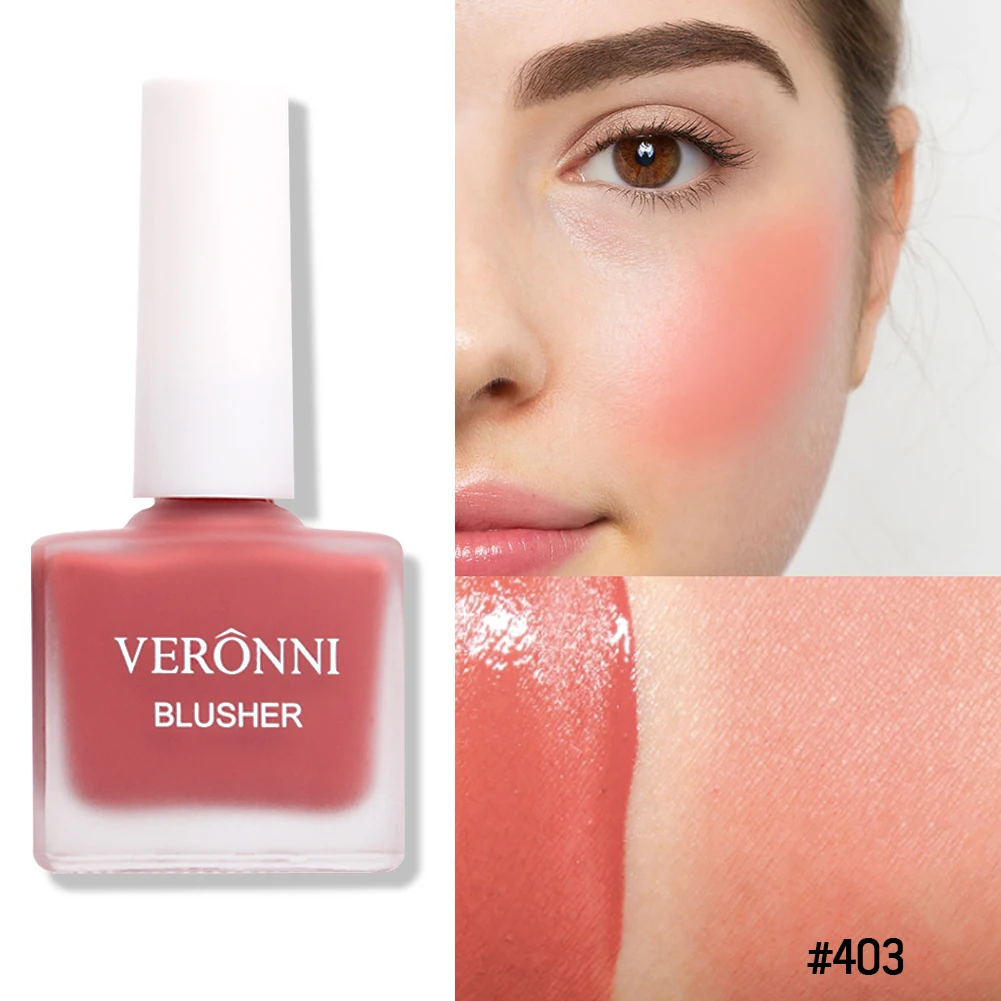 VERONNI 4 Color Makeup Face Liquid Blusher Face Blush Long Lasting Natural Make up  Blush