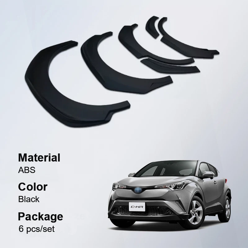 Other Exterior Accessories Off-road Style Car Body Kit Vaccum Wheel Eyebrow Arch  Fender Flares For Toyota CHR| Alibaba.com