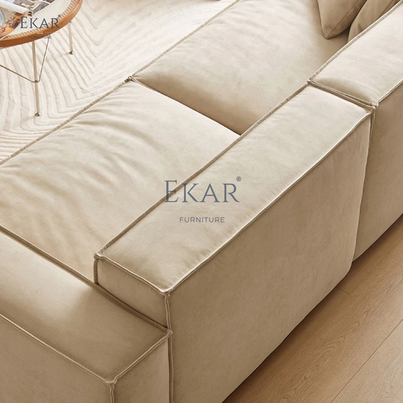 product new design ekar modern tofu block high density foam living room sofa-61