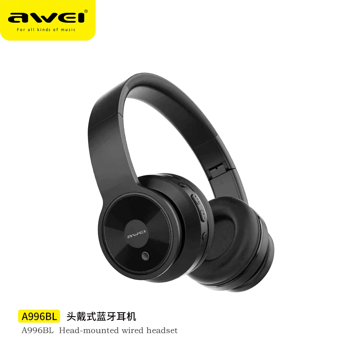 Awei A996bl High Quality Wired Music Headphones Blue Tooth Over ear Earphone With Long Bettery Life For Gaming Buy Wireless Bt Headphones With Microphone Noise Canceling Tws Earbuds Gaming Headset