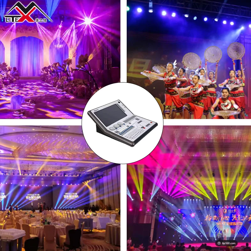Professional Stage Lighting Quartz tiger Console for Dj  Moving Head Light with Flight case