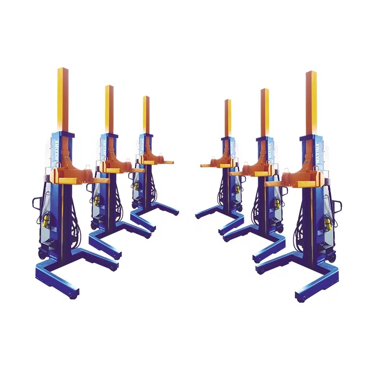 Maxima Fc55 4 Column Double Car Lift Pneumatic  Lifting Column Lift