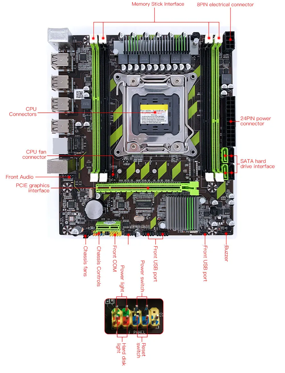 X99 atermiter схема подключения