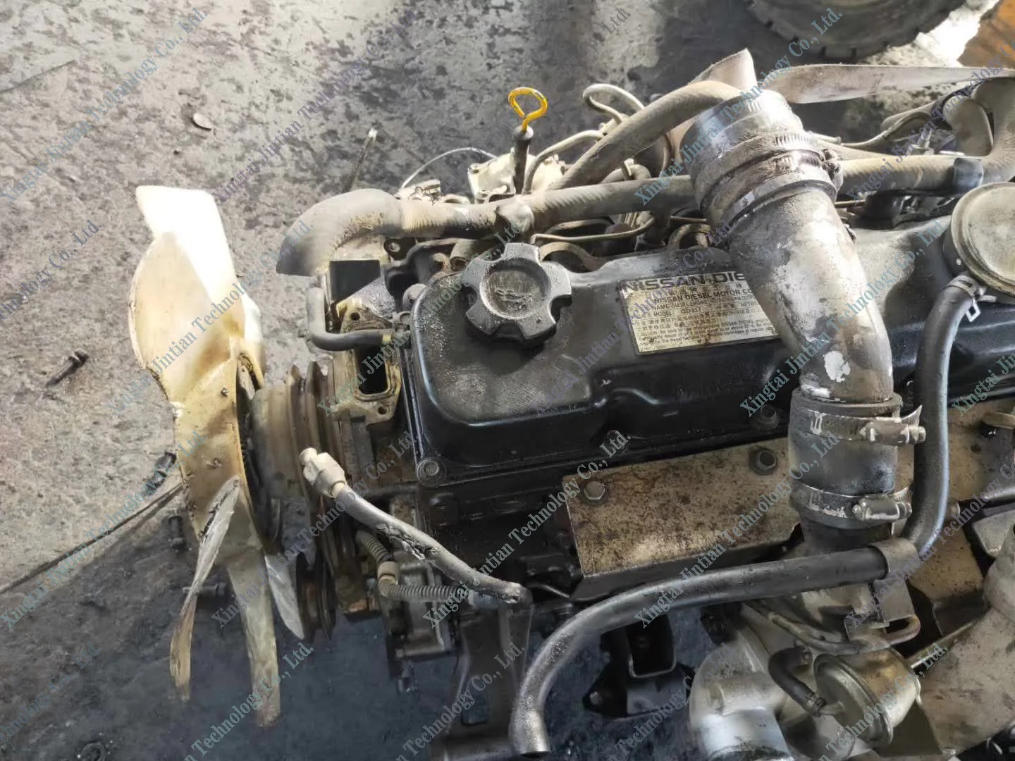 High Performance QD32 Turbo Engine and 4wd Gearbox with Low Mileage for Pickup