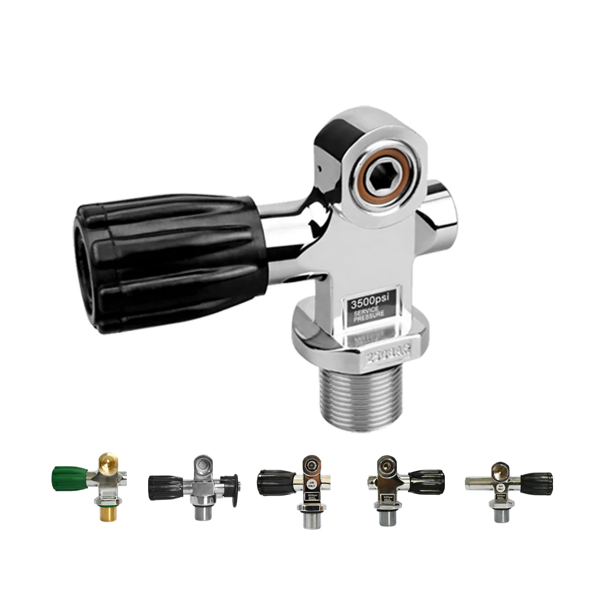ZX DIN/YOKE Pro Valve - High Pressure Scuba Tank Solution