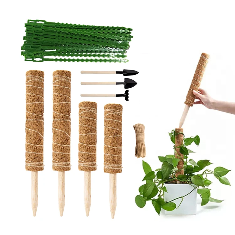 Vine Climbing Coco Coir Poles Coco Totem Stick Indoor Plants Grow ...