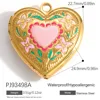 Oro 17 corazón rosa