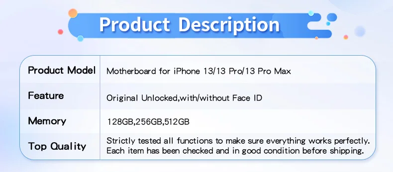 Iphone 12 Pro Max Motherboard With Face Id 128gb 256gb 512gb Logic ...