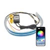 APP+yellow flowing light