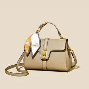 Top Quality Luxury Tote Bag Brand Women's Shoulder bag Silk Scarf Decorative Banquet Handbag Customized Factory for Ladies