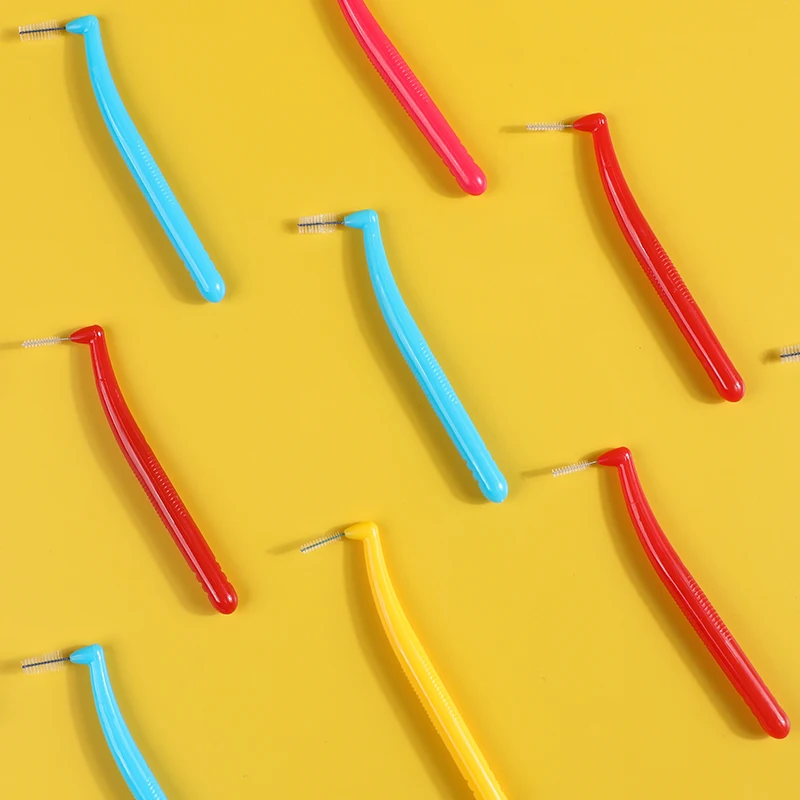 L-образная зубная щетка для чистки полости рта, межзубная щетка, L-образная зубная щетка