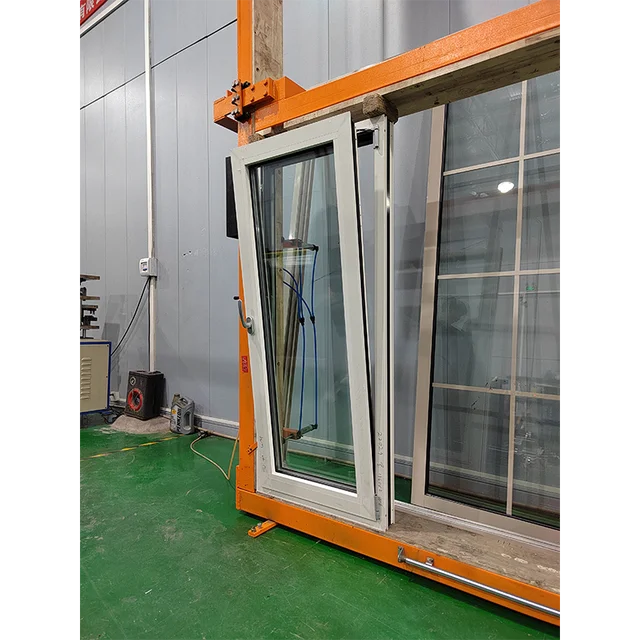 Guangdong Factory Aluminum inside double glass Heat Sound Insulation Tilt and Turn Windows