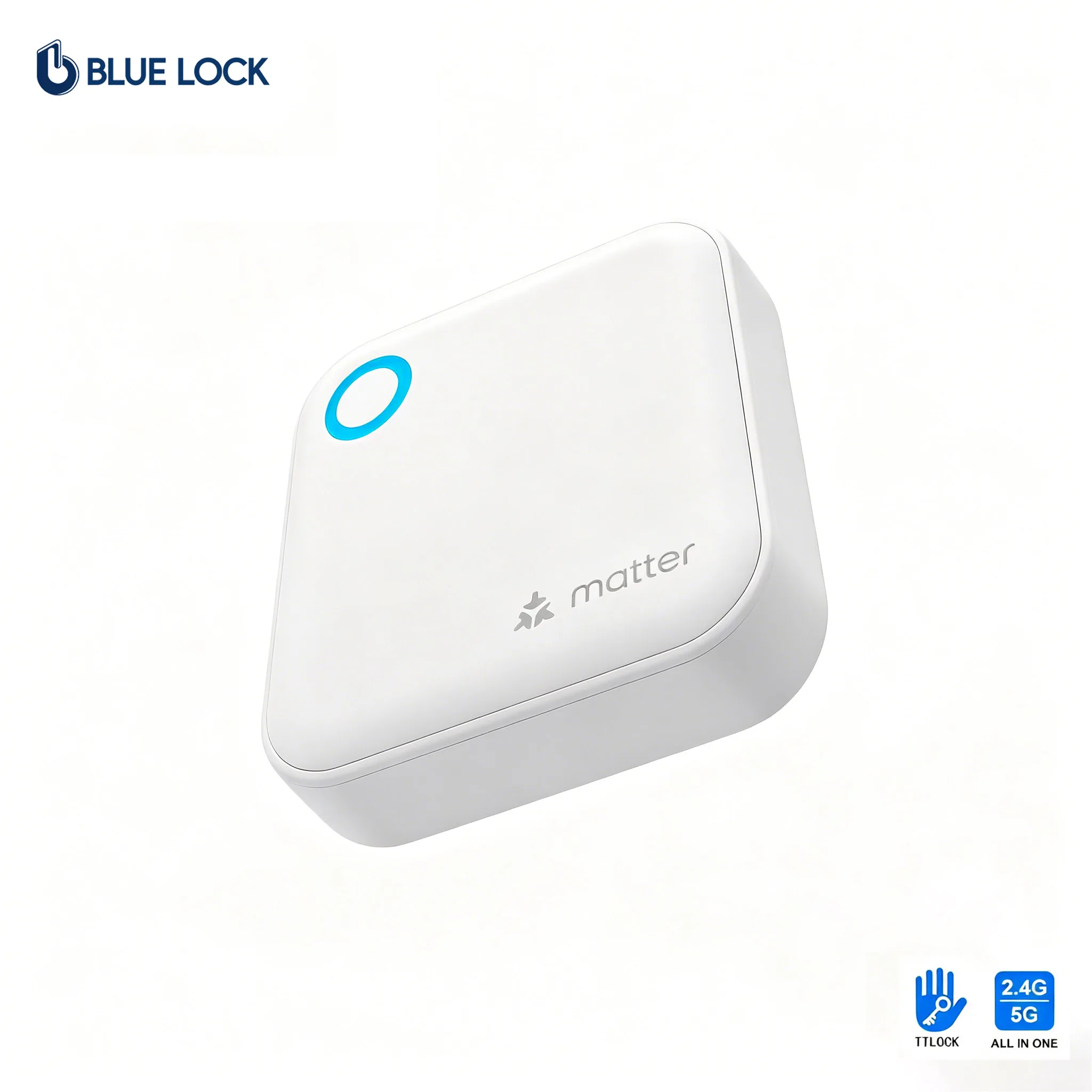 Bluelock TTLOCK Smart Lock G6 Gateway Support WIFI BLE Real-Time Monitoring Remote Control Unlock TTHotel System High Security