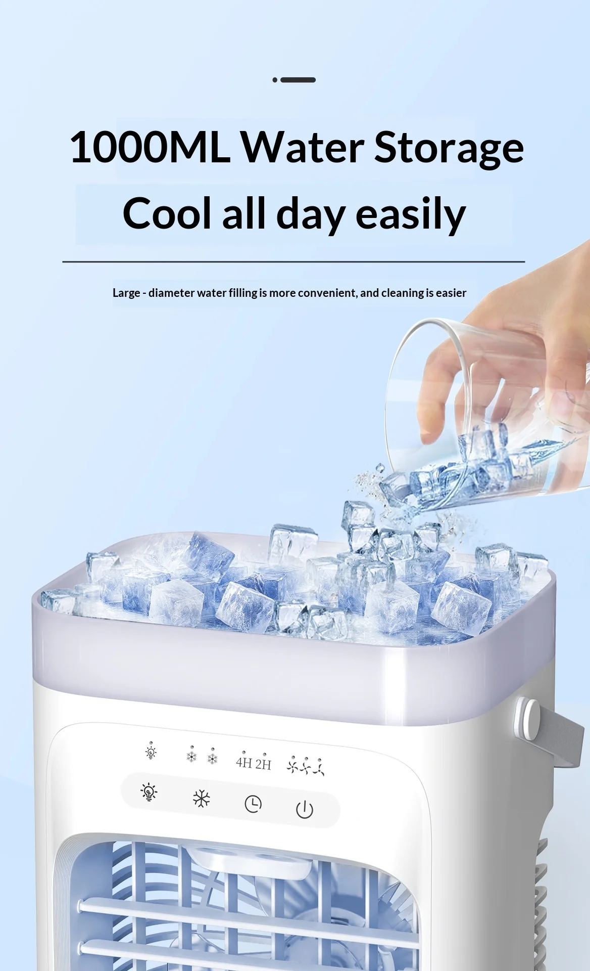 Portable Evaporative Air Cooler Usb Desktop Mist Fan Personal_voghion.com