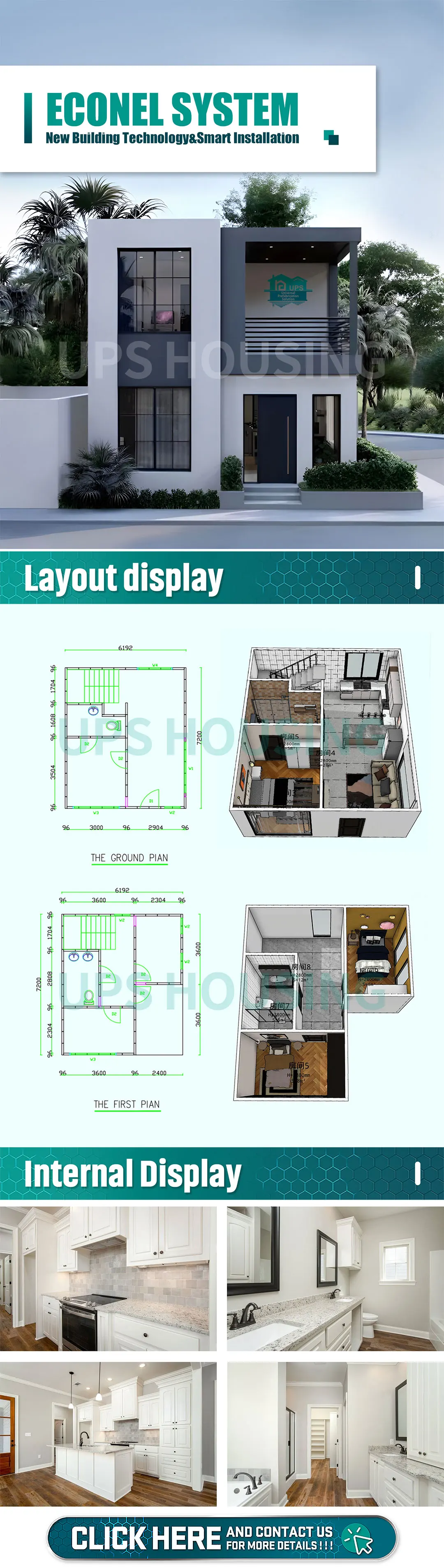 Fast Modular Installation Prefab House - Luxury & Comfort