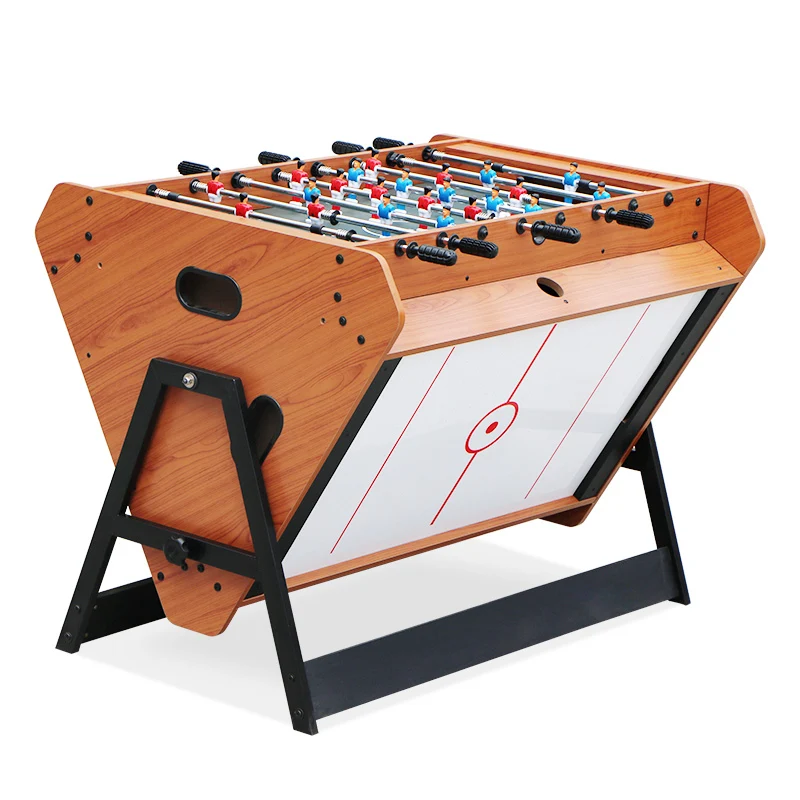 4フィート屋内スポーツ3in1回転式ビリヤード台、サッカーゲーム