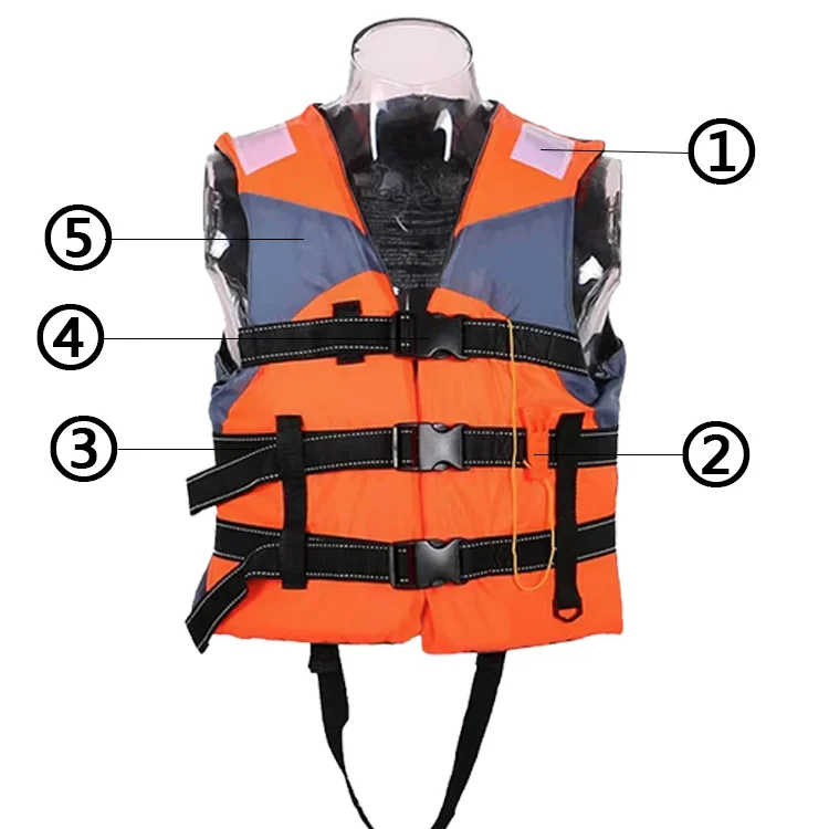 Water Safety Jacket Sports Universal Waterproof Oxford Swimming Adults