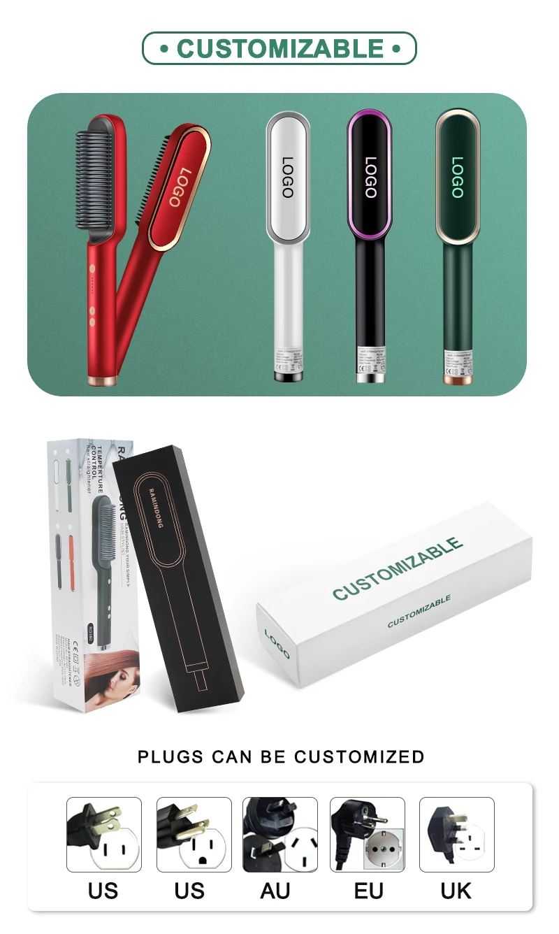 2021 Plancha De Pelo Peine Eléctrico Secador De Pelo Plancha Profesional  Calor Styler Plancha De Pelo Cepillo - Buy ,Plancha De Pelo Cepillo,Secador  De Pelo Cepillo Plancha Product on Alibaba.com