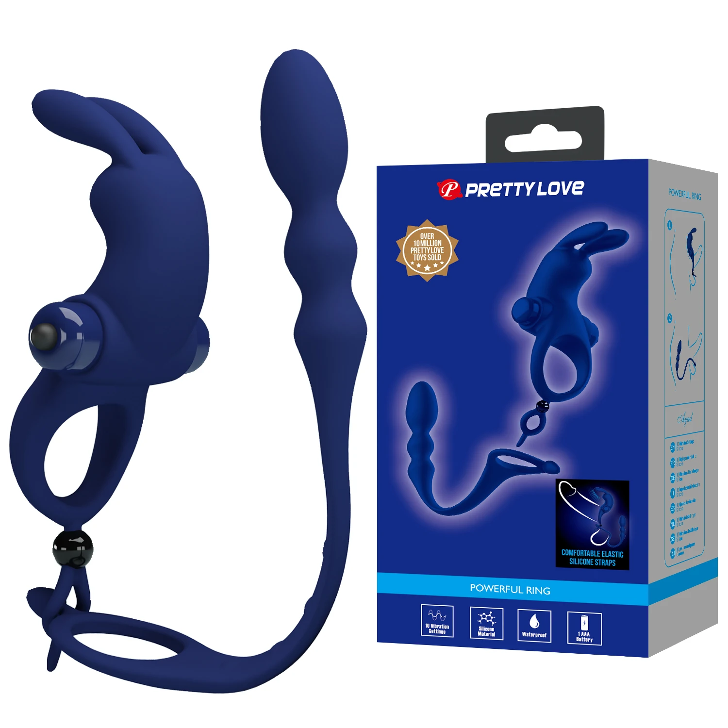 Pretty love Penis Vibrator Couple Vibration Remote Control  