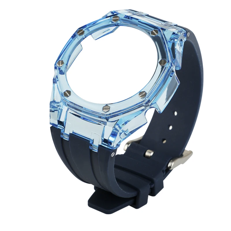 Casioak MOD K cinturino in fluorurubber cinturino in gomma cinturino per Casio per G-SHOCK GM2100 GM-2100B accessori per orologi con strumento  1511