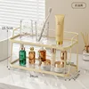 Creamy yellow style storage rack