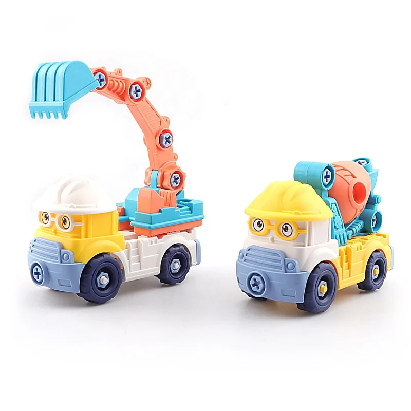 Новое поступление, 4 модели экологически чистых интеллектуальных обучающих моделей «сделай сам», грузовик, автомобиль, игрушки для детей