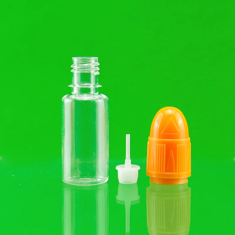 Industrial 5ml 10ml 15ml 30ml 50ml PET Plastic Dropper Bottles Child Resistant Cap Screw Oil Packaging Includes Box Logo Print