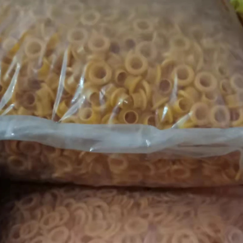 Black 45mm Snap Together Plastic Eyelets Plastic Self Sealing Snap