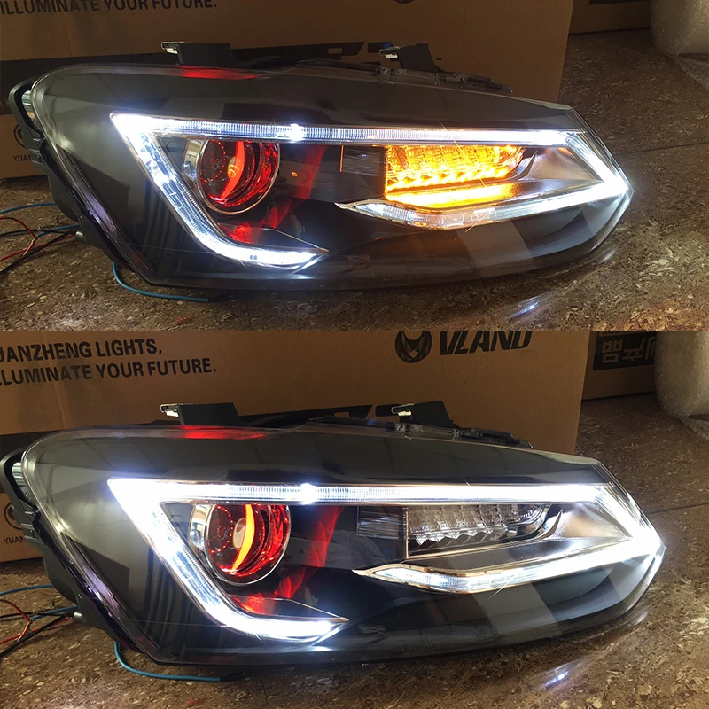 Source LED Headlight Assembly For VOLKSWAGEN Polo Vento Cross Front Lamp 2011-2017 Year on m.alibaba.com
