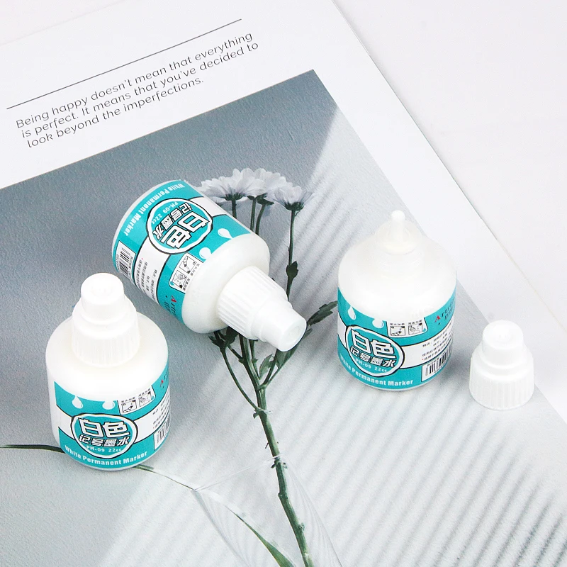 Хорошее качество белые маркерные чернила оптовые продажи заправляющие сухое стирание перманентные