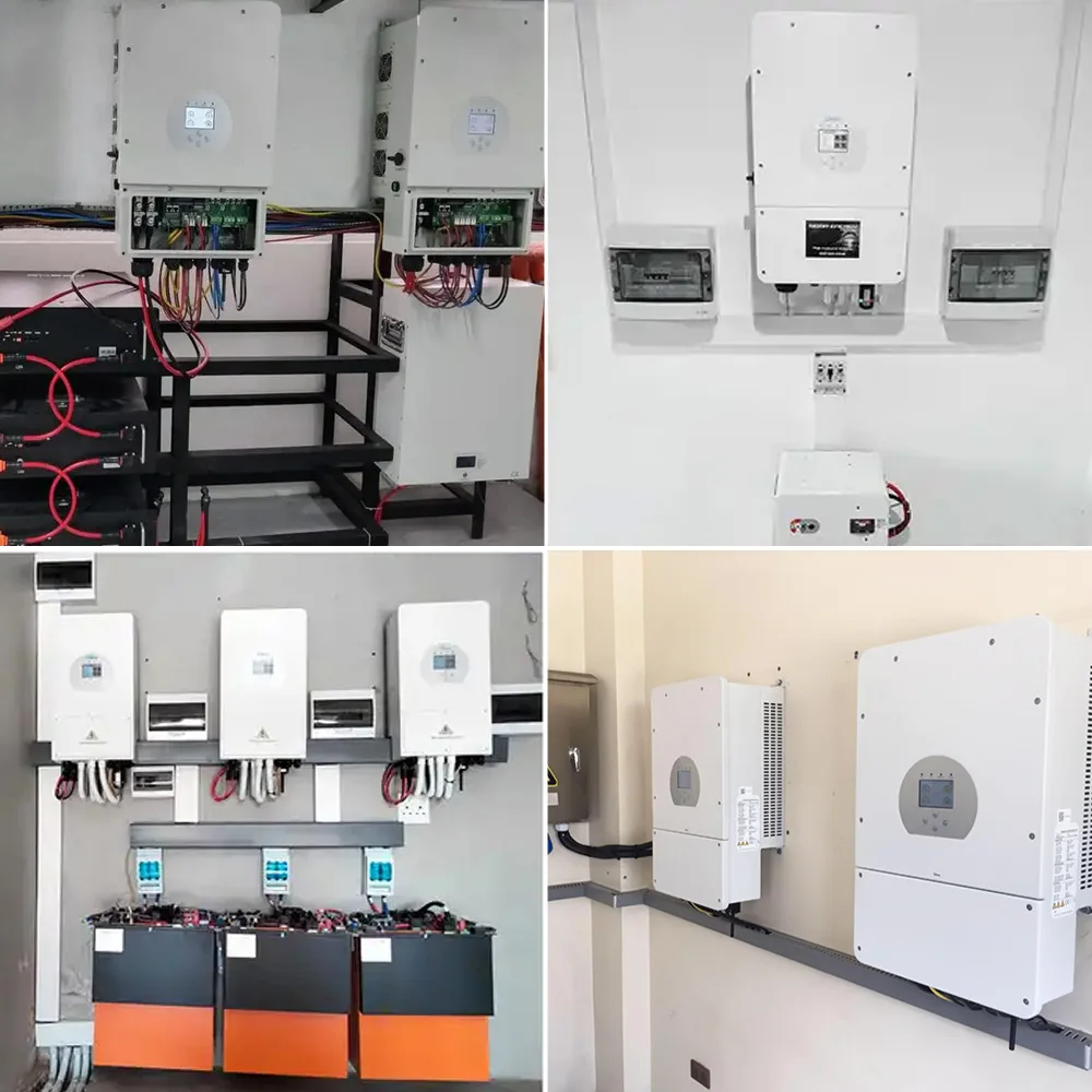 Deye Solar Hybrid Inverter 5kw 6kw 7.6kw 8kw Single Phase 2 Mppt Hv ...