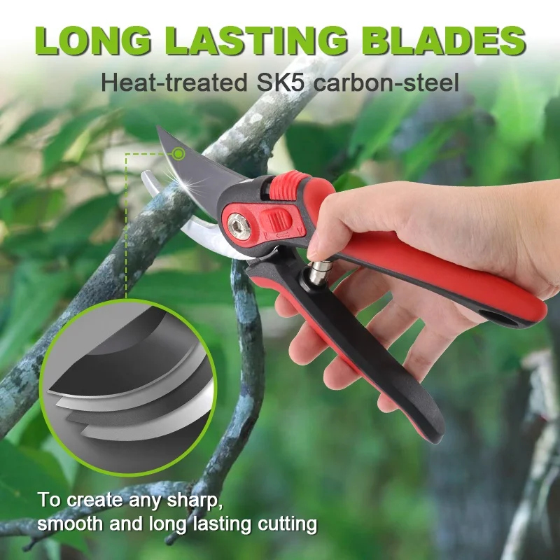 SUNSHINE SK-5 Suitable for Palm Size Opening Width Handle Alloy Steel Blades Garden Pruners