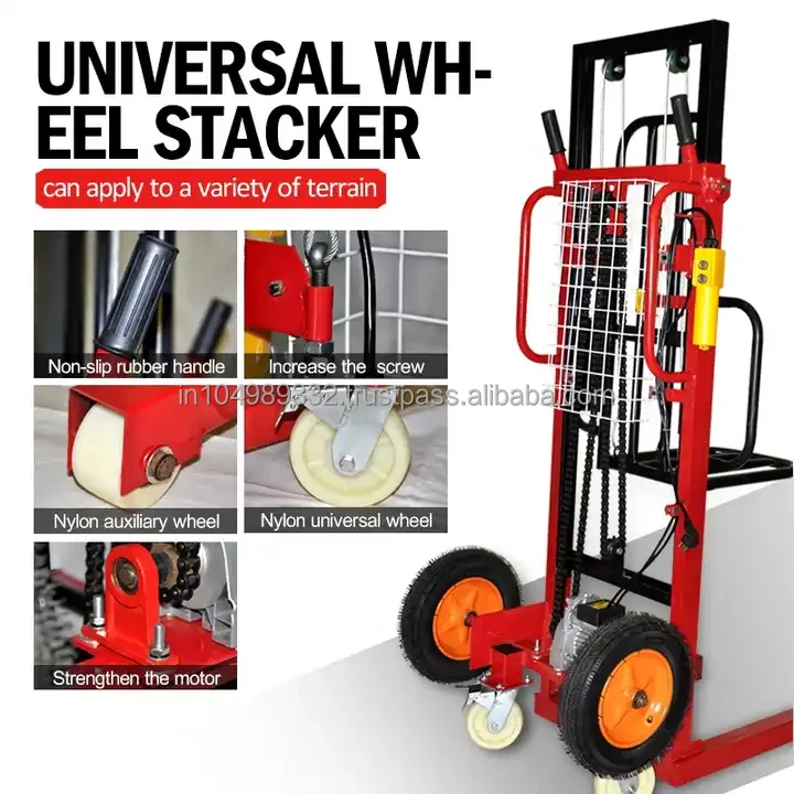 Manual Pallet Stacker Hand Stacker Hand Forklift 2000kg Hydraulic