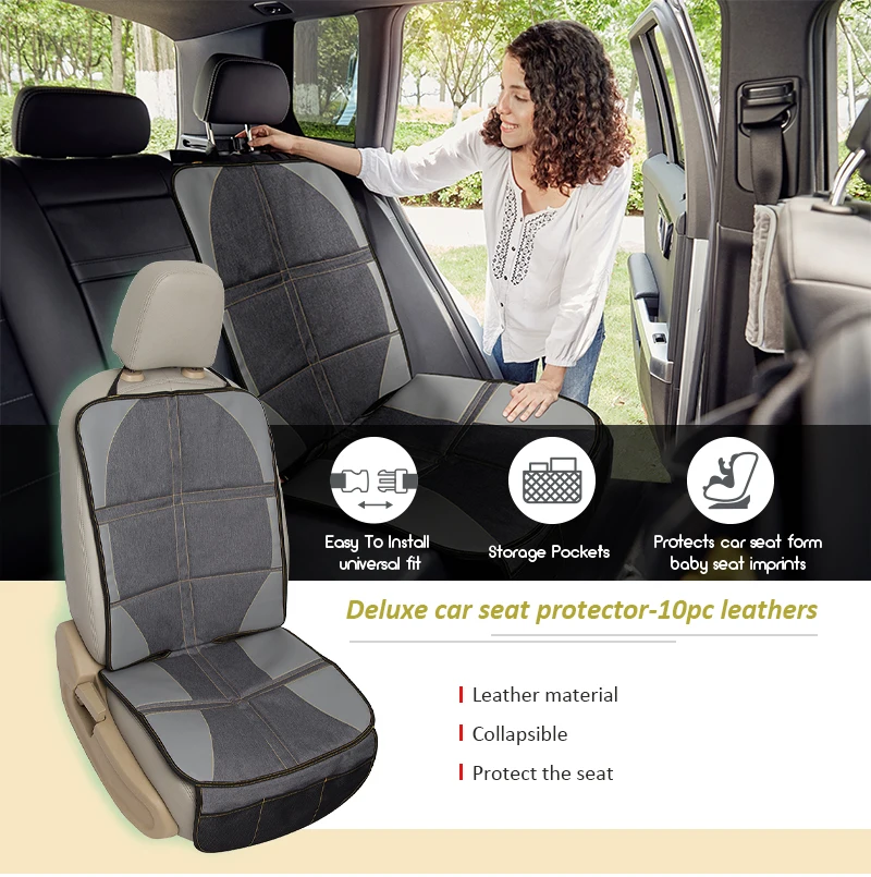 Factory Car Seat Protector And Kick Mat Car Seat Organizer Waterproof