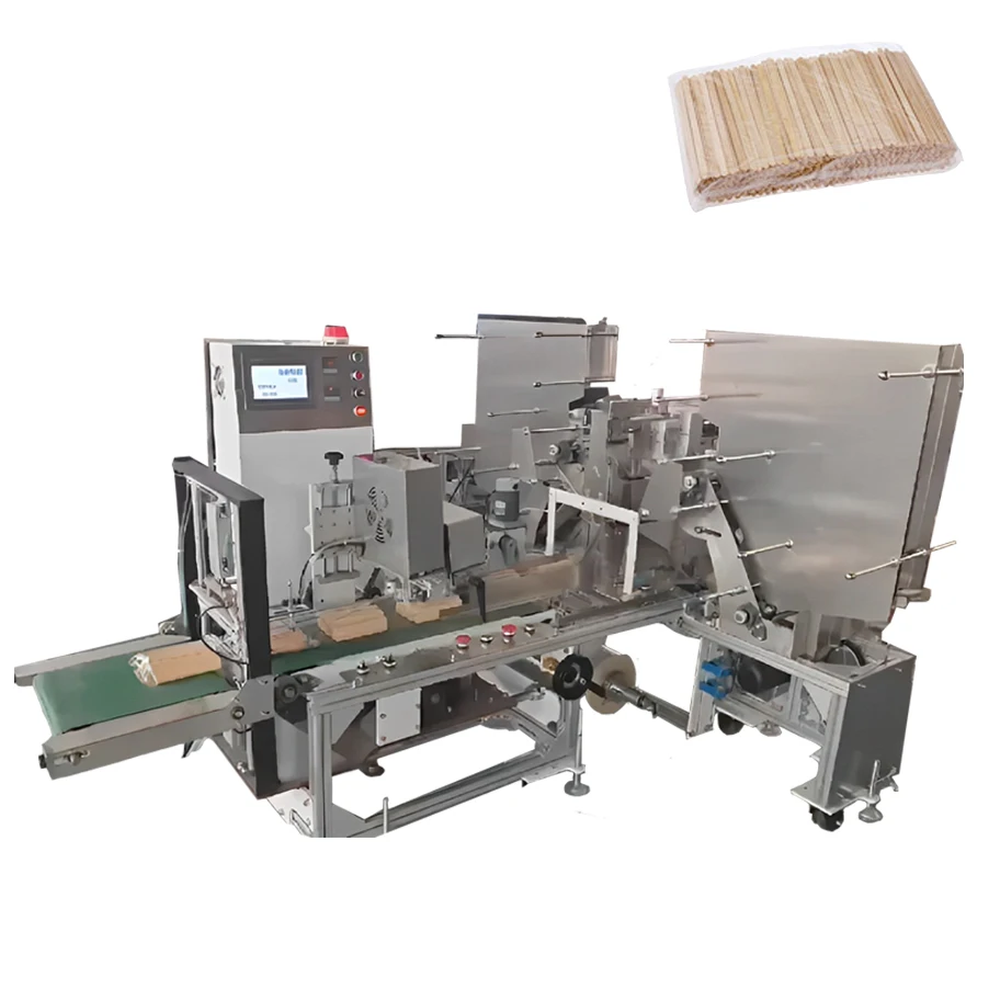 Coffee Stirrer Packing Machine Romiter Wooden Stick Coffee Stirrer Packing Machine Automatic Wood Coffee Stirrer Packing Machine